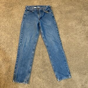 Carhartt Blue Straight-Leg Jeans with Classic Fit